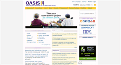 Desktop Screenshot of oasis-open.org